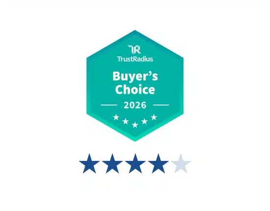 TrustRadius reviews badge showing Act-On's 4 star reviews.