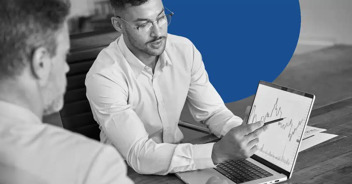 Marketer assisting a client with marketing automation adoption.